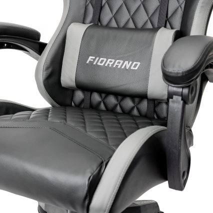 Gaming krēsls FIORANO melna/pelēka