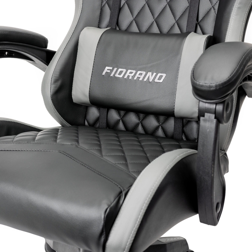 Gaming krēsls FIORANO melna/pelēka