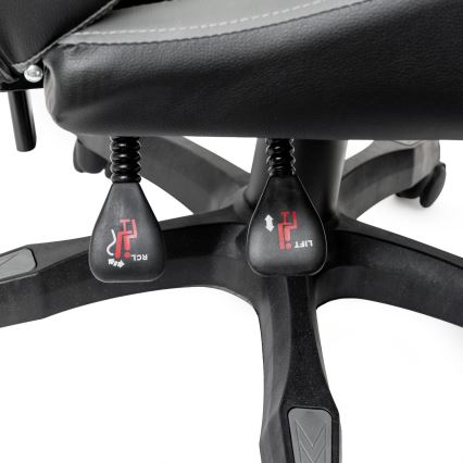 Gaming krēsls FIORANO melna/pelēka