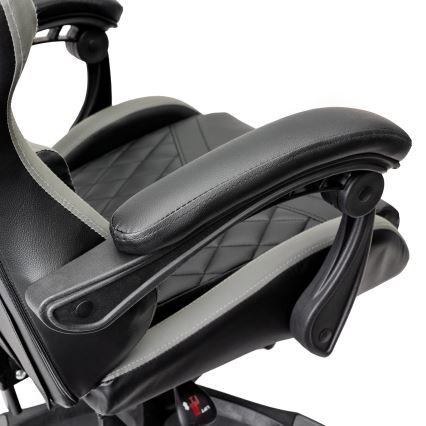Gaming krēsls FIORANO melna/pelēka