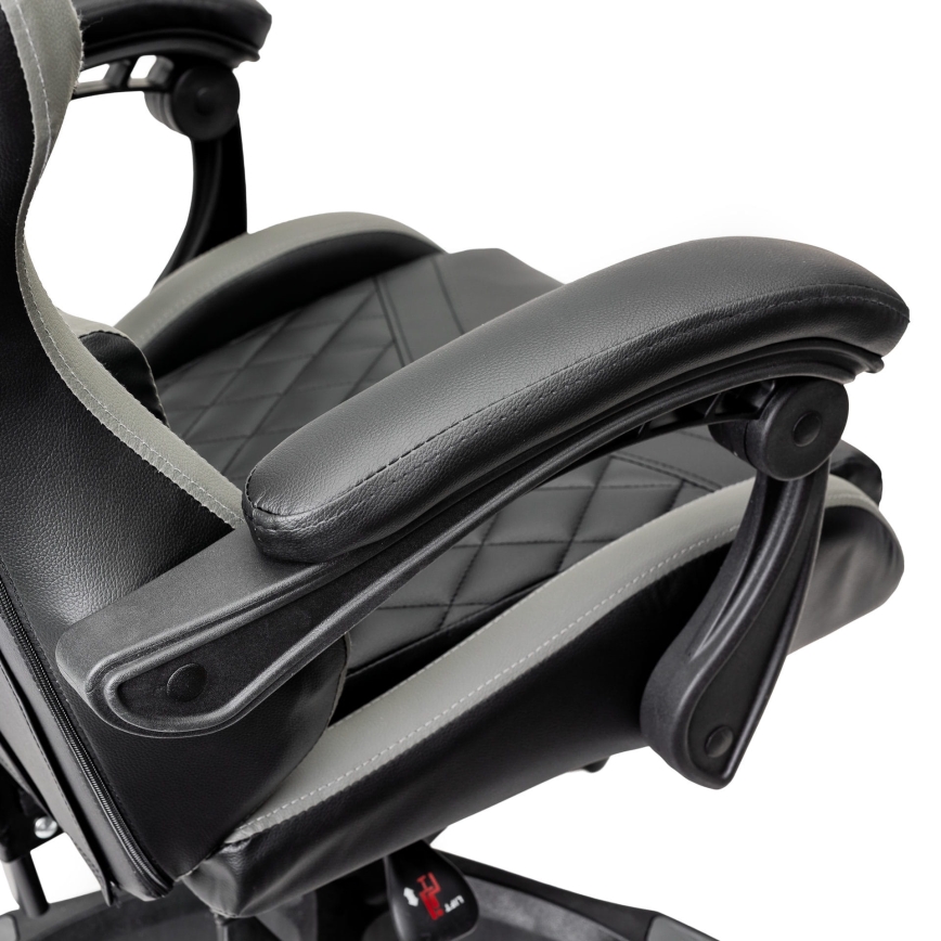 Gaming krēsls FIORANO melna/pelēka