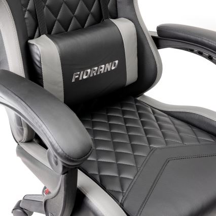 Gaming krēsls FIORANO melna/pelēka