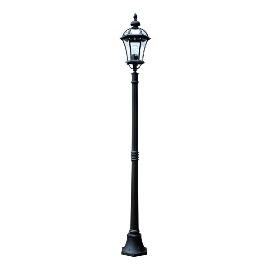 Garden Zone - Āra lampa LEDBURY 1xE27/100W/230V IP44 melna