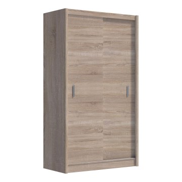 Garderobes skapis ar bīdāmām durvīm SAPHIRA 150x215 cm ozols sonoma