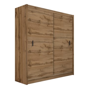 Garderobes skapis ar bīdāmām durvīm SAPHIRA 203x215 cm ozols wotan