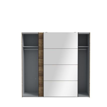 Garderobes skapis ar spoguli OREN 220x210 cm artisan ozols