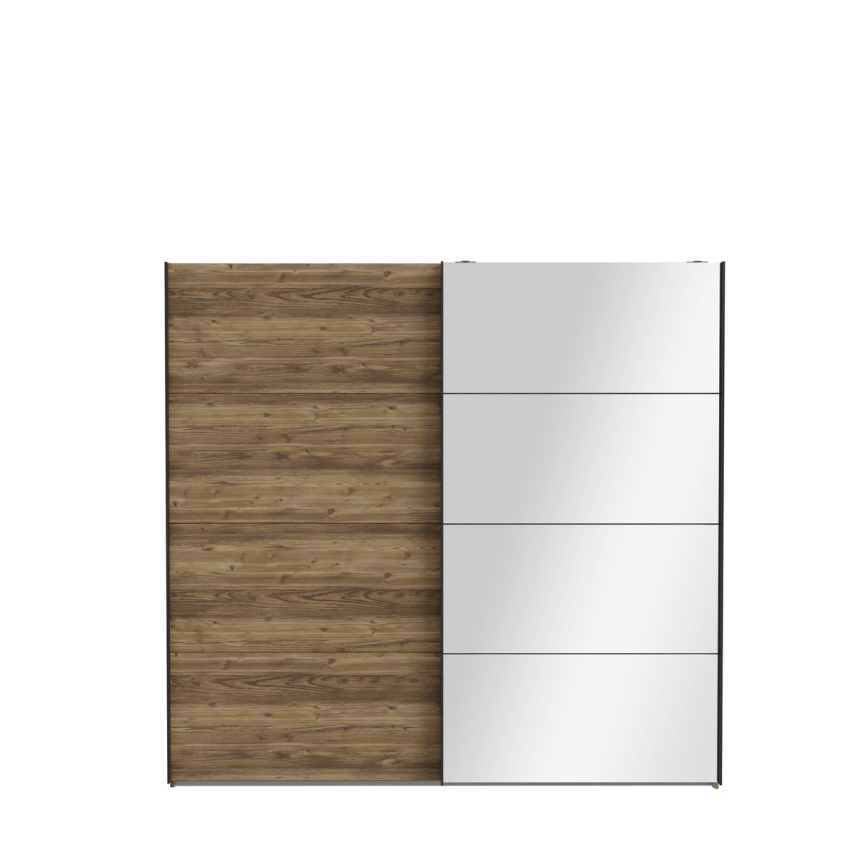 Garderobes skapis ar spoguli OREN 220x210 cm artisan ozols