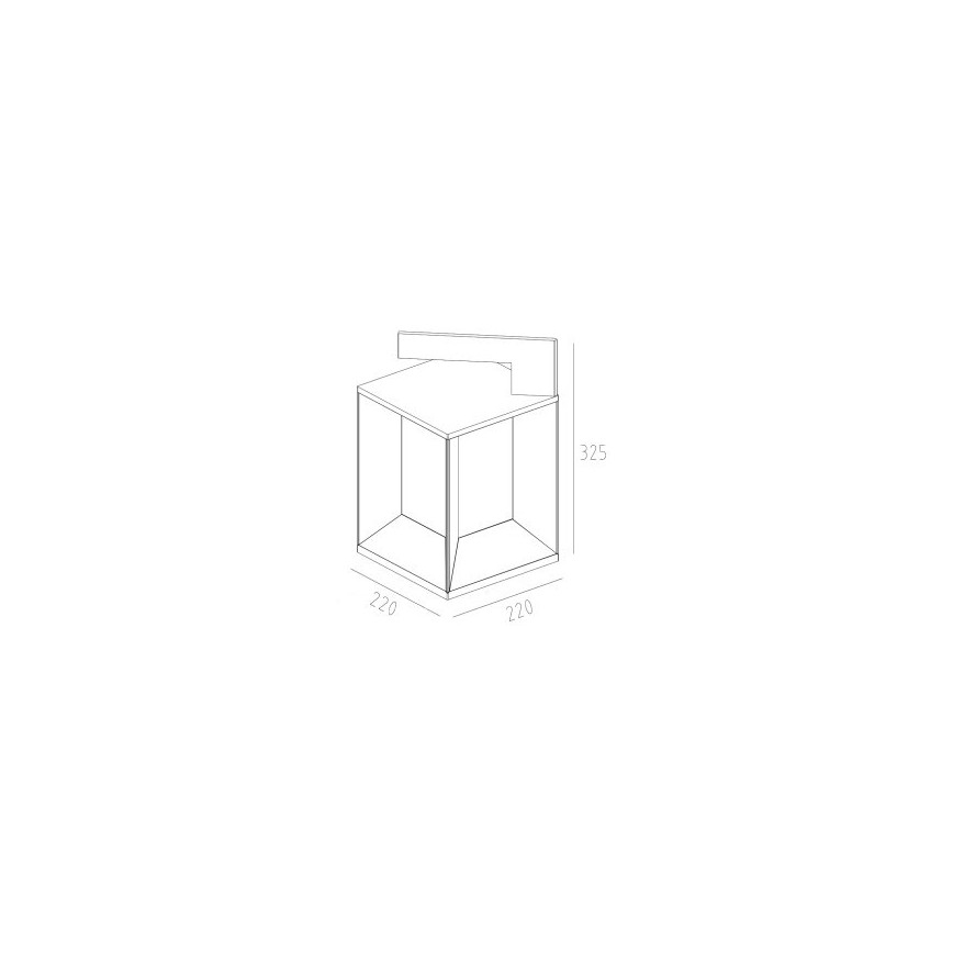 Gardino LX1222 - LED Āra lampa ZAFFERANO LED/18W/230V IP65