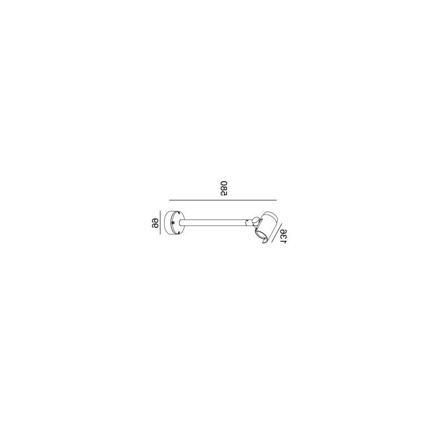 Gardino LX1674 - LED Āra sienas starmetis ROSE LED/15W/230V IP65