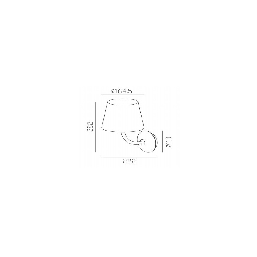 Gardino LX1791 - LED Āra sienas lampa VIOLA LED/7W/230V IP65
