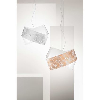 Gea Luce CAMILLA S G oro - Lustra ar auklu CAMILLA 2xE27/70W/230V zelta