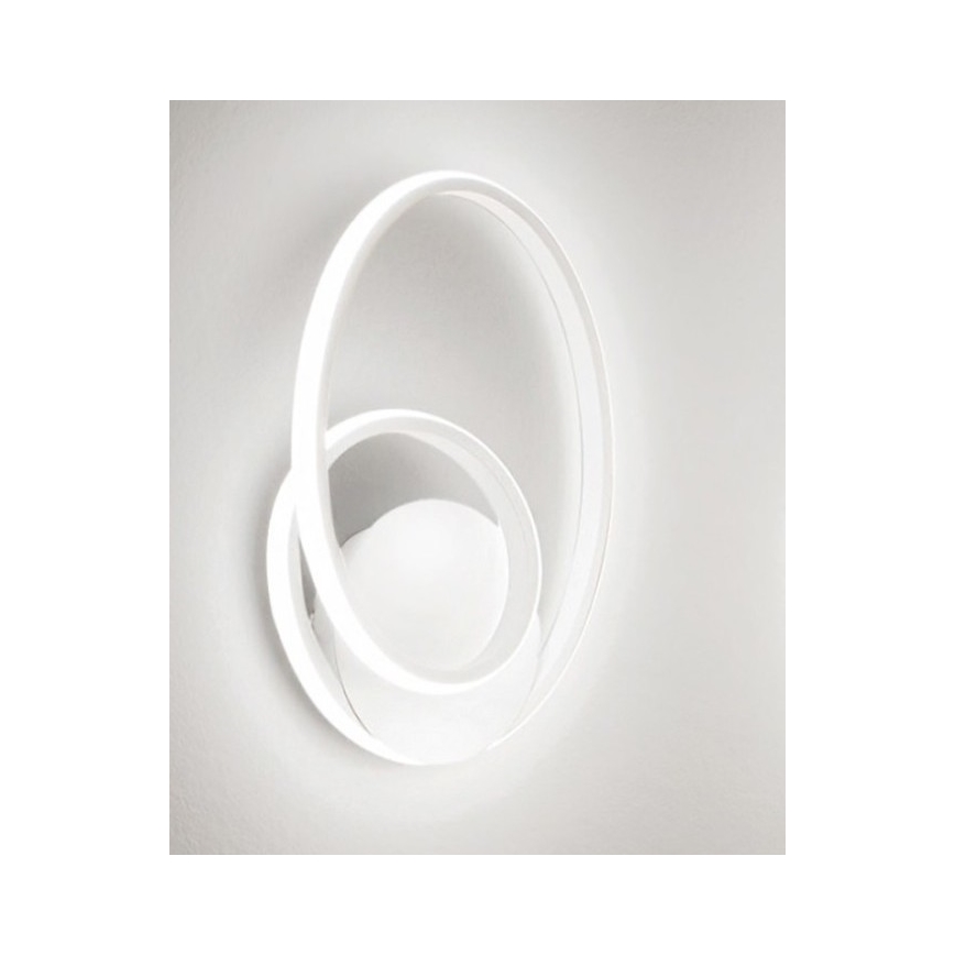 Gea Luce DIVA A BIANCO SATINATO - LED Aptumšojama sienas lampa DIVA LED/20W/230V balta