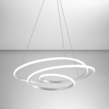 Gea Luce DIVA S G BIANCO - LED Aptumšojama lustra ar auklu DIVA LED/44W/230V balta