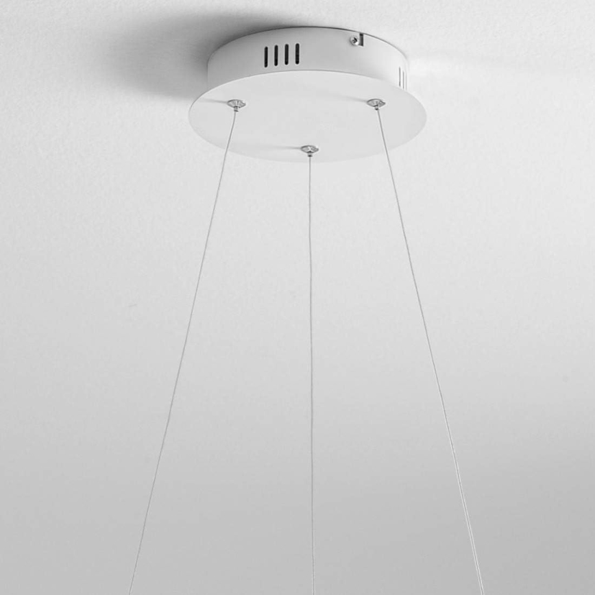 Gea Luce DIVA S G TITANIO - LED Aptumšojama lustra ar auklu DIVA LED/44W/230V pelēka