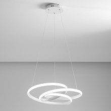 Gea Luce DIVA S P BIANCO - LED Aptumšojama lustra ar auklu DIVA LED/43W/230V balta