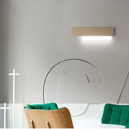 Gea Luce DOHA A P T - LED Sienas lampa DOHA LED/15W/230V 40 cm bēša