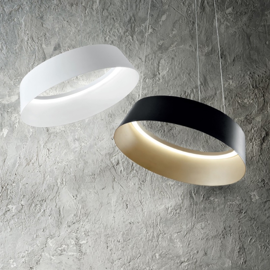 Gea Luce JULIETTE S N - LED Aptumšojama lustra ar auklu JULIETTE LED/50W/230V melna/zelta