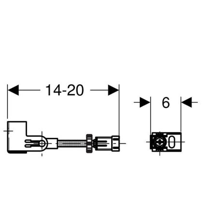 Geberit 111.835.00.1 - Duofix sienas stiprināšanas komplekts
