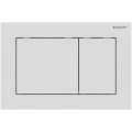 Geberit 115.080.01.1 - Skalošanas poga Omega30 21,2x14,2 cm balta