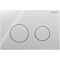 Geberit 115.085.KH.1 - Skalošanas poga Omega20 21,2x14,2 cm spīdīgs hroms/matēts hroms