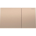 Geberit 115.622.QB.1 - Sigma70 skalošanas poga 25x14,6 cm, birstēta sarkanā zelta apdare
