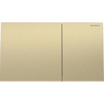 Geberit 115.622.QF.1 - Skalošanas poga Sigma70 25x14,6 cm birstēta misiņa