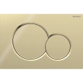 Geberit 115.770.DT.5 - Sigma01 Round skalošanas poga 24,6x16,4 cm, no misiņa