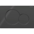 Geberit 115.770.DW.5 - Skalošanas poga Sigma01 Round 24,6x16,4 cm melna