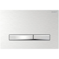 Geberit 115.788.GH.2 - Skalošanas poga Sigma50 24,6x16,4 cm, matēta hroma apdare