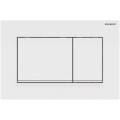 Geberit 115.883.11.1 - Skalošanas poga Sigma30 24,6x16,4 cm balta