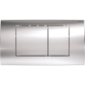 Geberit 115.899.KH.1 - Skalošanas poga Twinline30 34x18,5 cm spīdīgs hroms/matēts hroms