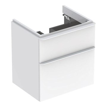Geberit 500.352.00.1 - Vannas istabas skapītis zem izlietnes Smyle Square 59x62x47 cm, balts