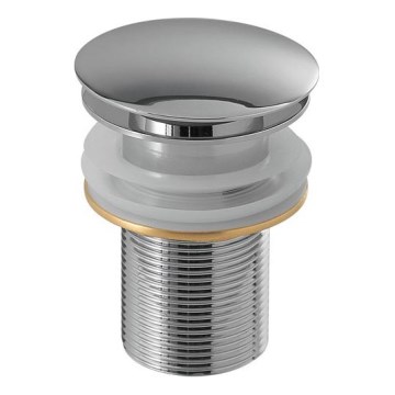 Gedy - CLICK-CLACK izlietnes aizbāžnis Ø 6,6 cm spīdīgs hroms