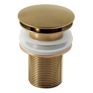 Gedy - Click-Clack izlietnes aizbāznis Ø 6,6 cm zelta