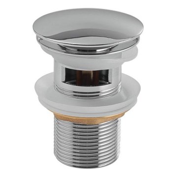 Gedy - Izlietnes CLICK-CLACK aizbāznis Ø 6,6 cm, spīdīgs hroms