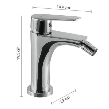 Gedy - Jaucējkrāns bidēi COMO 19,5 cm spīdīgs hroms