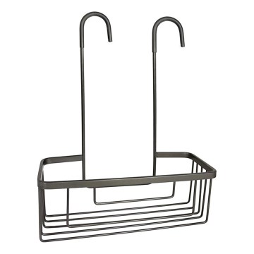 Gedy - Karājošs dušas plaukts SMART 37,5x30 cm metāliska pelēka