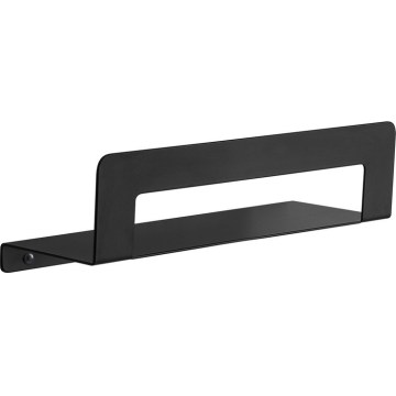 Gedy - Plaukts ar dvieļu pakaramo CLEO 30 cm matēts melns