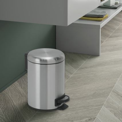 Gedy - POTTY 3 l atkritumu tvertne ar mīksto aizvēršanu, no nerūsējošā tērauda