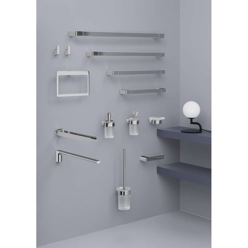 Gedy - Sienas dvieļu pakaramais PIRENEI 6,6x60 cm spīdīgs hroms