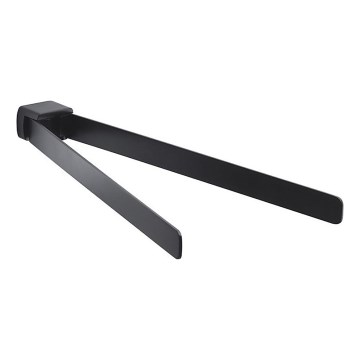 Gedy - Sienas rotējoša dvielis turētājs PIRENEI 36 cm matēts melna