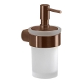 Gedy - Sienas ziepju dozators PIRENEI 140 ml matēts stikls/bronza