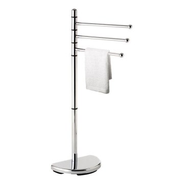Gedy - Statīvs ar dvieļu pakaramo HIBISCUS 90,5 cm spīdīgi hromēts