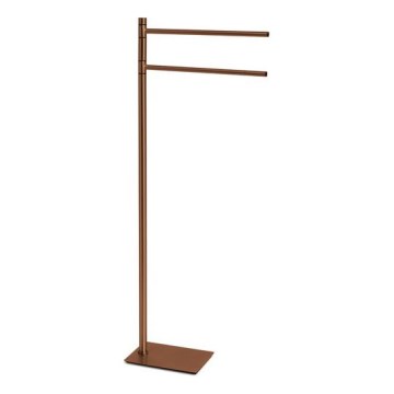 Gedy - TRILLY dvieļu statīvs ar pakaramo, 83,5 cm, bronzas krāsa