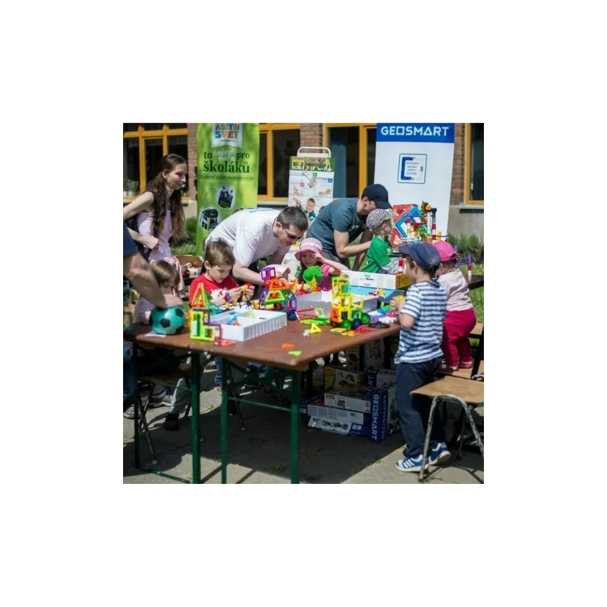 GeoSmart - Magnētiskais konstruktors 100 gab.