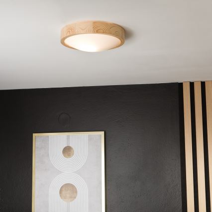 Giestu gaismeklis NATURAL SLIM 1xE27/60W/230V ø 27 cm priede