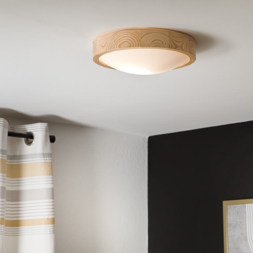 Giestu gaismeklis NATURAL SLIM 1xE27/60W/230V ø 27 cm priede