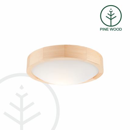 Giestu gaismeklis NATURAL SLIM 1xE27/60W/230V ø 27 cm priede