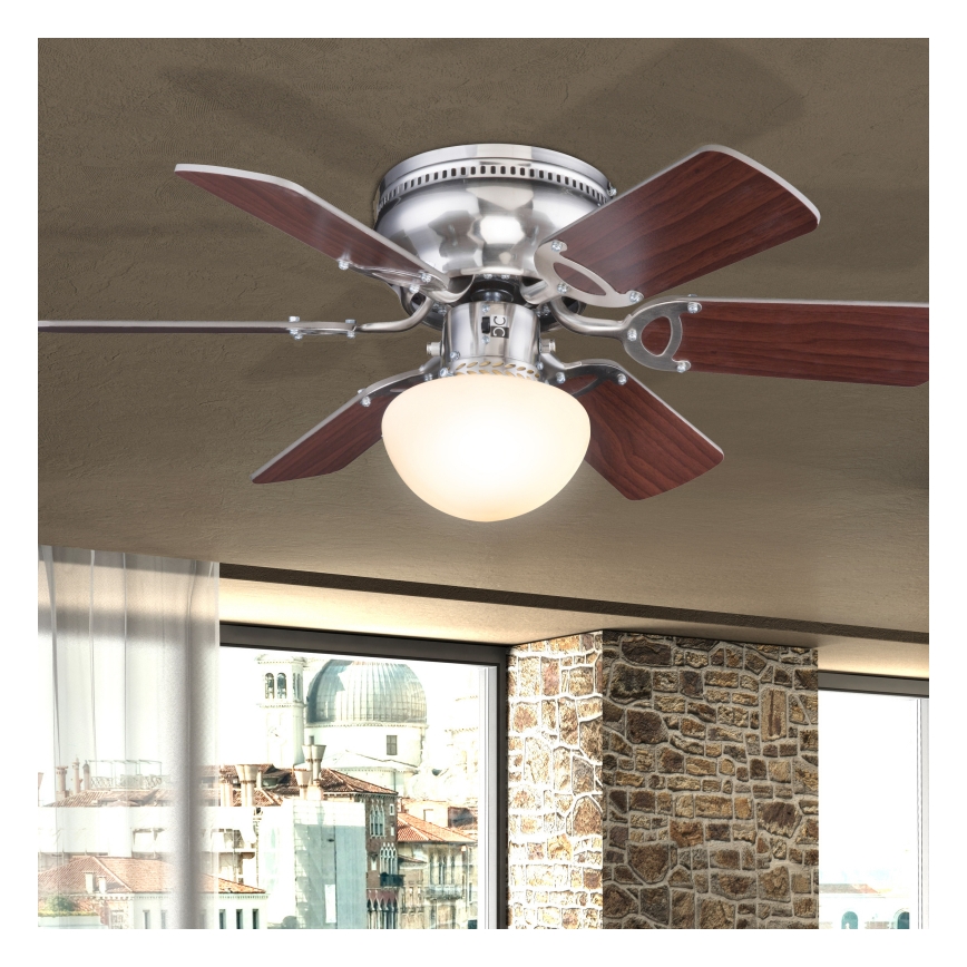 Globo - Griestu ventilators 1xE27/60W/230V