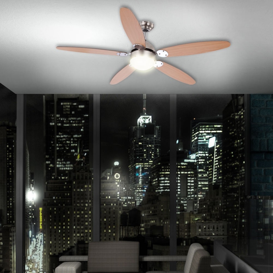 Globo 0308 - Griestu ventilators AZURA 1xE14/60W/230V